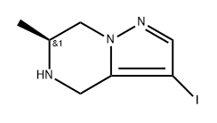 (S)-3-iodo-6-methyl-4,5,6,7-tetrahydropyrazolo[1,5-a]pyrazine Structure