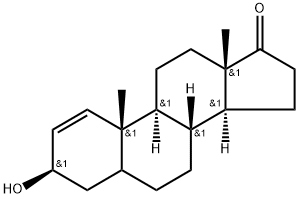 Androst-1-en-17-one, 3-hydroxy-, (3β)- (9CI) Structure