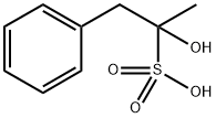 Benzeneethanesulfonic acid, α-hydroxy-α-methyl- Structure