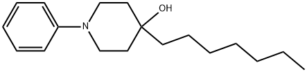 4-Heptyl-1-phenyl-4-piperidinol Structure