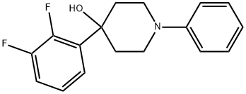 4-(2,3-Difluorophenyl)-1-phenyl-4-piperidinol Structure