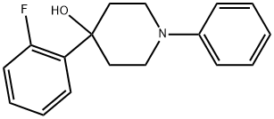 4-(2-Fluorophenyl)-1-phenyl-4-piperidinol Structure