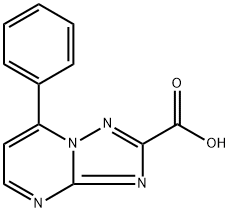 7-Phenyl-[1,2,4]triazolo[1,5-a]pyrimidine-2-carboxylic acid Structure