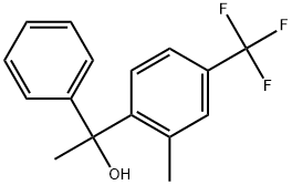 α,2-Dimethyl-α-phenyl-4-(trifluoromethyl)benzenemethanol Structure