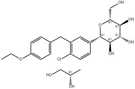 Dapagliflozin Propanediol Structure