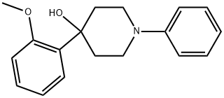 4-(2-Methoxyphenyl)-1-phenyl-4-piperidinol Structure