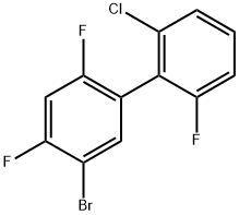 5-Bromo-2'-chloro-2,4,6'-trifluoro-1,1'-biphenyl 구조식 이미지