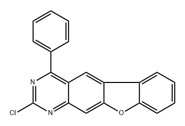 2-Chloro-4-phenylbenzofuro[3,2-g]quinazoline Structure