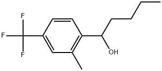 α-Butyl-2-methyl-4-(trifluoromethyl)benzenemethanol Structure