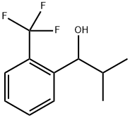 2-methyl-1-(2-(trifluoromethyl)phenyl)propan-1-ol Structure