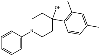 4-(2,4-Dimethylphenyl)-1-phenyl-4-piperidinol Structure