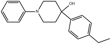 4-(4-Ethylphenyl)-1-phenyl-4-piperidinol Structure