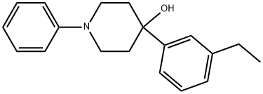 4-(3-Ethylphenyl)-1-phenyl-4-piperidinol Structure