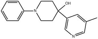 4-(5-Methyl-3-pyridinyl)-1-phenyl-4-piperidinol Structure