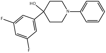 4-(3,5-Difluorophenyl)-1-phenyl-4-piperidinol Structure