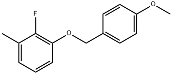 2-Fluoro-1-[(4-methoxyphenyl)methoxy]-3-methylbenzene Structure