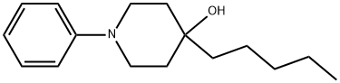 4-Pentyl-1-phenyl-4-piperidinol Structure