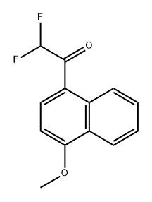 2,2-Difluoro-1-(4-methoxynaphthalen-1-yl)ethanone Structure