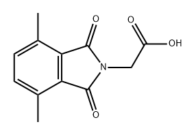 2-(4,7-dimethyl-1,3-dioxoisoindolin-2-yl)acetic acid Structure