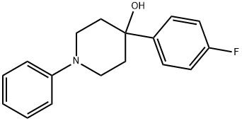 4-(4-Fluorophenyl)-1-phenyl-4-piperidinol Structure