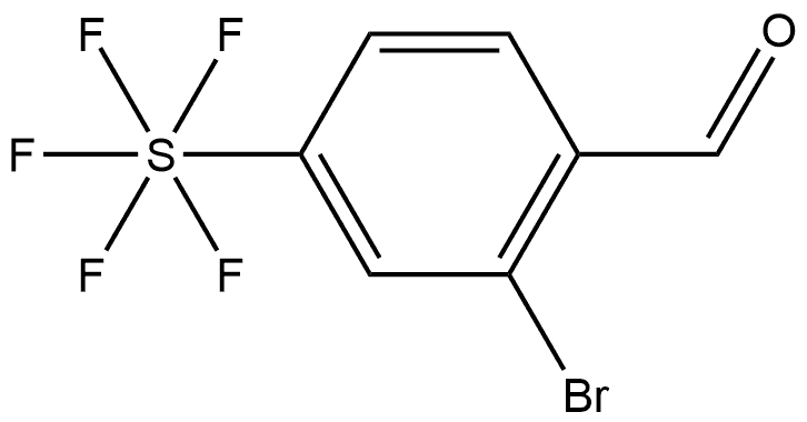 2-Bromo-4-(pentafluorothio)benzaldehyde Structure