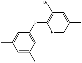 3-Bromo-2-(3,5-dimethylphenoxy)-5-methylpyridine Structure