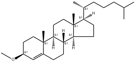 3β-메톡시콜레스트-4-엔 구조식 이미지