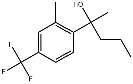 α,2-Dimethyl-α-propyl-4-(trifluoromethyl)benzenemethanol Structure