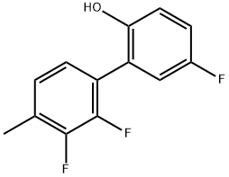 2',3',5-Trifluoro-4'-methyl[1,1'-biphenyl]-2-ol Structure