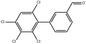 2',3',4',6'-Tetrachloro[1,1'-biphenyl]-3-carboxaldehyde Structure