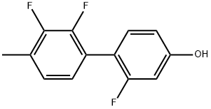 2,2',3'-Trifluoro-4'-methyl[1,1'-biphenyl]-4-ol Structure