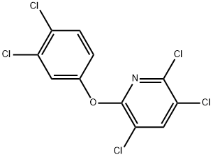 2,3,5-Trichloro-6-(3,4-dichlorophenoxy)pyridine Structure