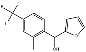 furan-2-yl(2-methyl-4-(trifluoromethyl)phenyl)methanol Structure