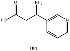 3-Amino-3-pyridin-3-ylpropanoic acid hydrochloride Structure