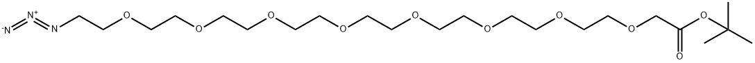 N3-PEG8-CH2COOtBu Structure