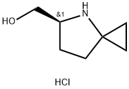 4-Azaspiro[2.4]heptane-5-methanol, hydrochloride (1:1), (5S)- Structure