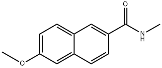 6-Methoxy-N-methyl-2-naphthalenecarboxamide Structure