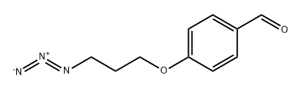 4-(3-azidopropoxy)benzaldehyde Structure