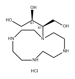 1,2,4-Butanetriol, 3-(1,4,7,10-tetraazacyclododec-1-yl)-, hydrochloride (1:4), (2R,3S)-rel- Structure