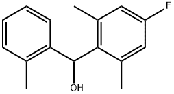 4-Fluoro-2,6-dimethyl-α-(2-methylphenyl)benzenemethanol Structure