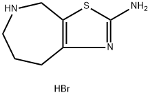 5,6,7,8-Tetrahydro-4H-thiazolo[5,4-c]azepin-2-amine dihydrobromide Structure