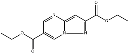 diethyl pyrazolo[1,5-a]pyrimidine-2,6-dicarboxylate Structure