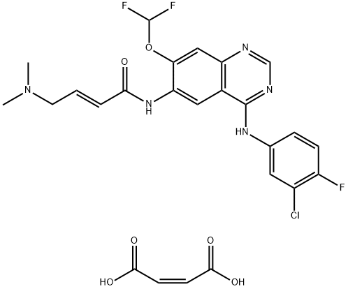 Mefatinib Maleate Structure