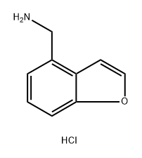 (1-benzofuran-4-yl)methanamine hydrochloride 구조식 이미지