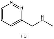 3-Pyridazinemethanamine, N-methyl-, hydrochloride (1:2) Structure