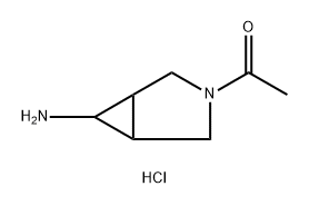 1-(6-amino-3-azabicyclo[3.1.0]hexan-3-yl)ethan-1-one hydrochloride Structure