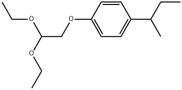 1-(2,2-Diethoxyethoxy)-4-(1-methylpropyl)benzene Structure