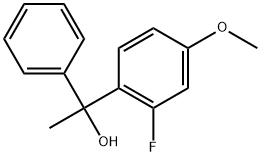 2-Fluoro-4-methoxy-α-methyl-α-phenylbenzenemethanol Structure