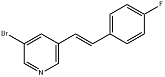 (E)-3-bromo-5-(4-fluorostyryl)pyridine Structure