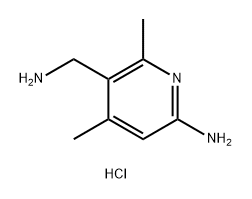 3-Pyridinemethanamine, 6-amino-2,4-dimethyl-, hydrochloride (1:2) 구조식 이미지